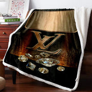 Diamonds Louis Vuitton blanket